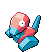 A battle animation of Porygon.
